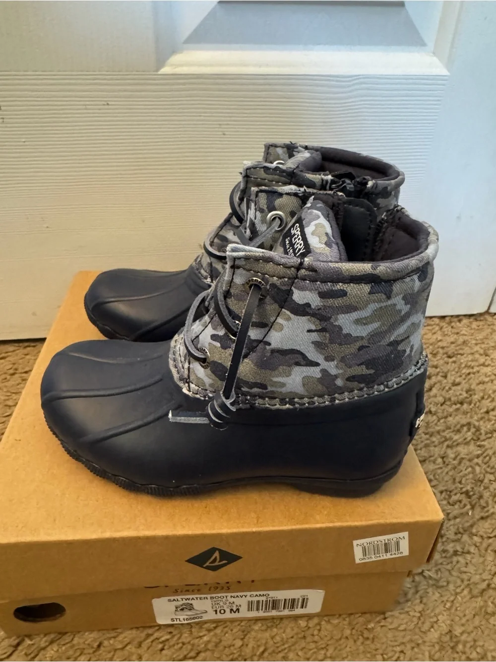 Sperry Kids Camo Waterproof Duck Boots